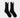 Label Crew Sock Black