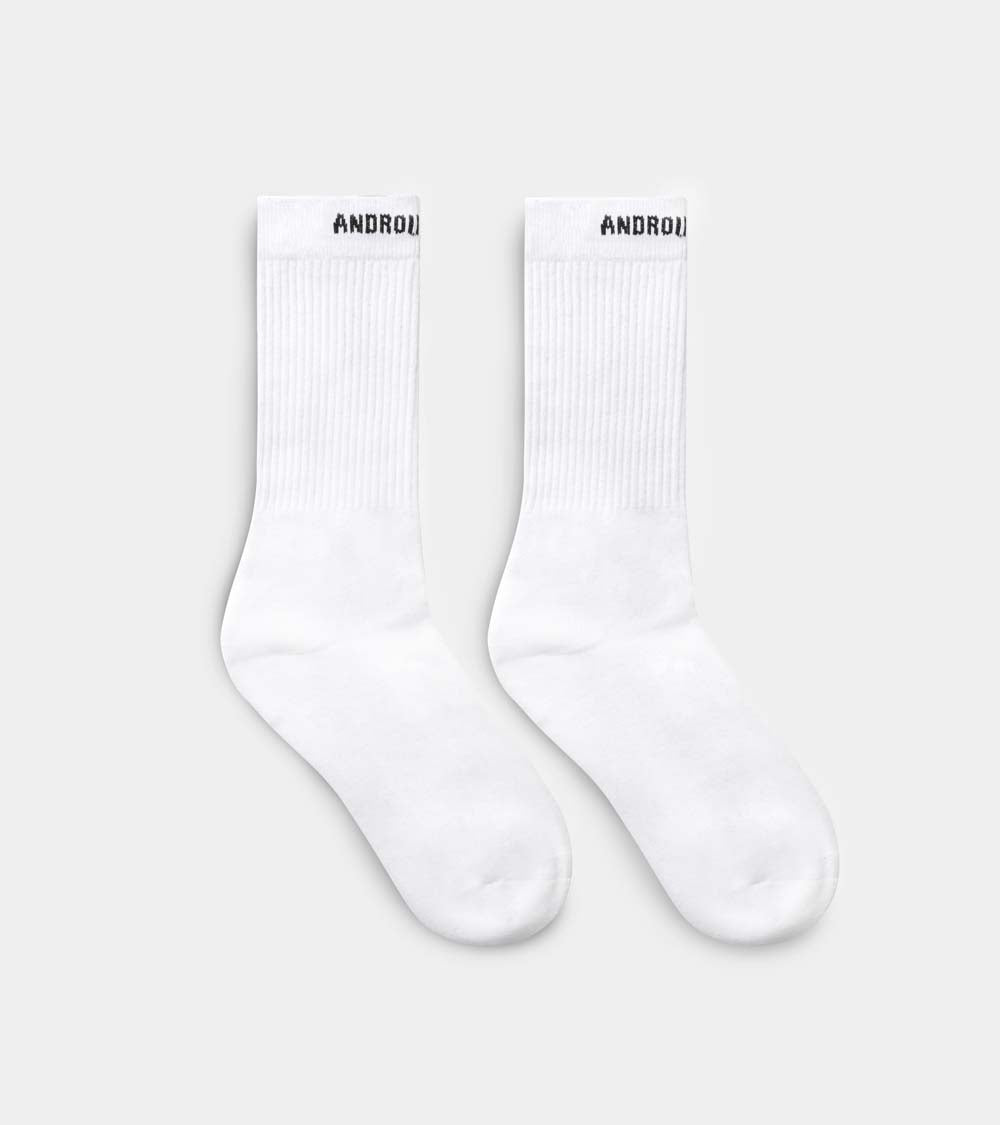 AH Crew Sock | White AHA231-06