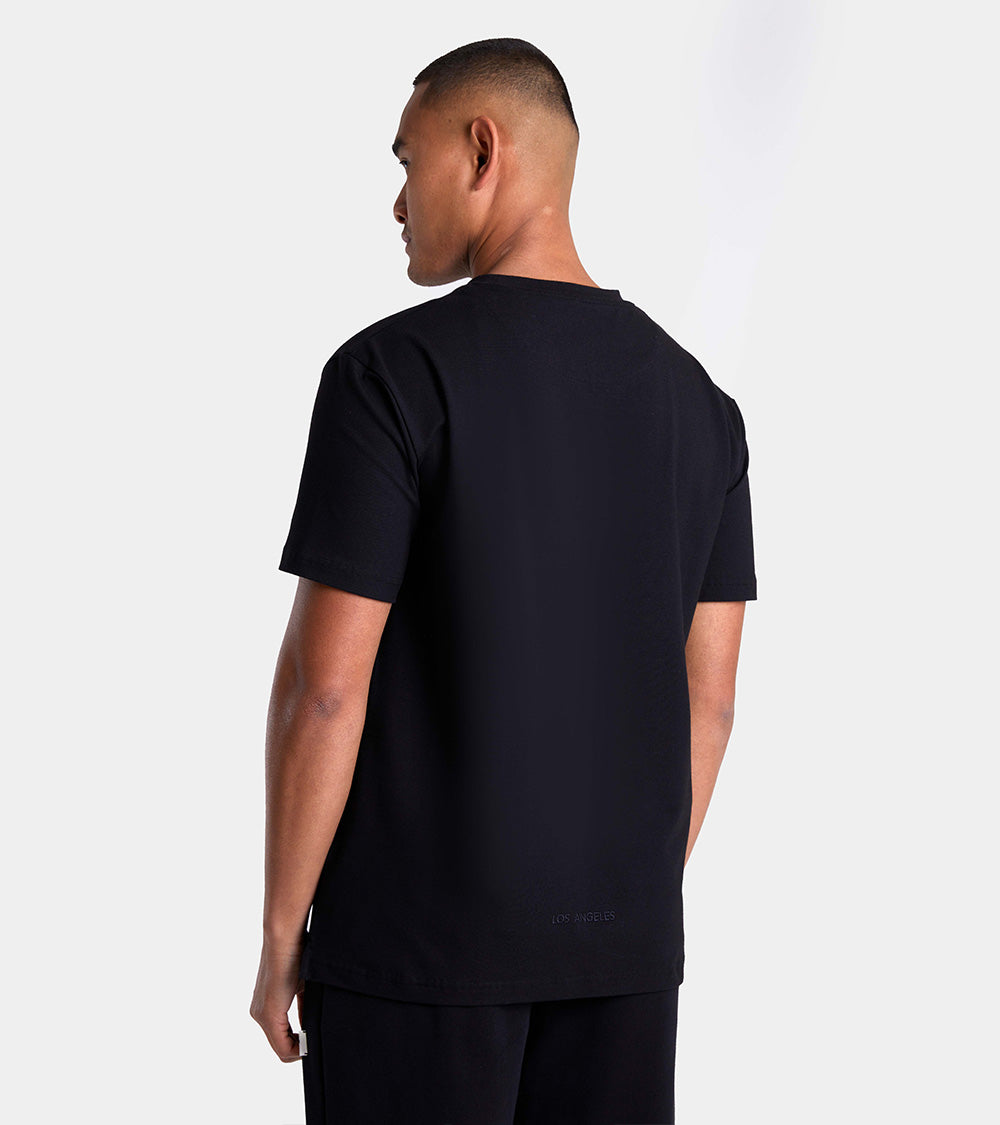 Embroidered Android Homme T-Shirt | Black AHTA234-07