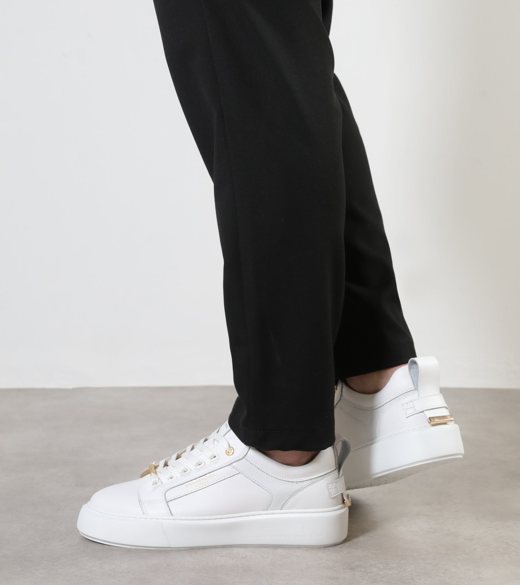 Venice Oversized | White Leather AHP233-31