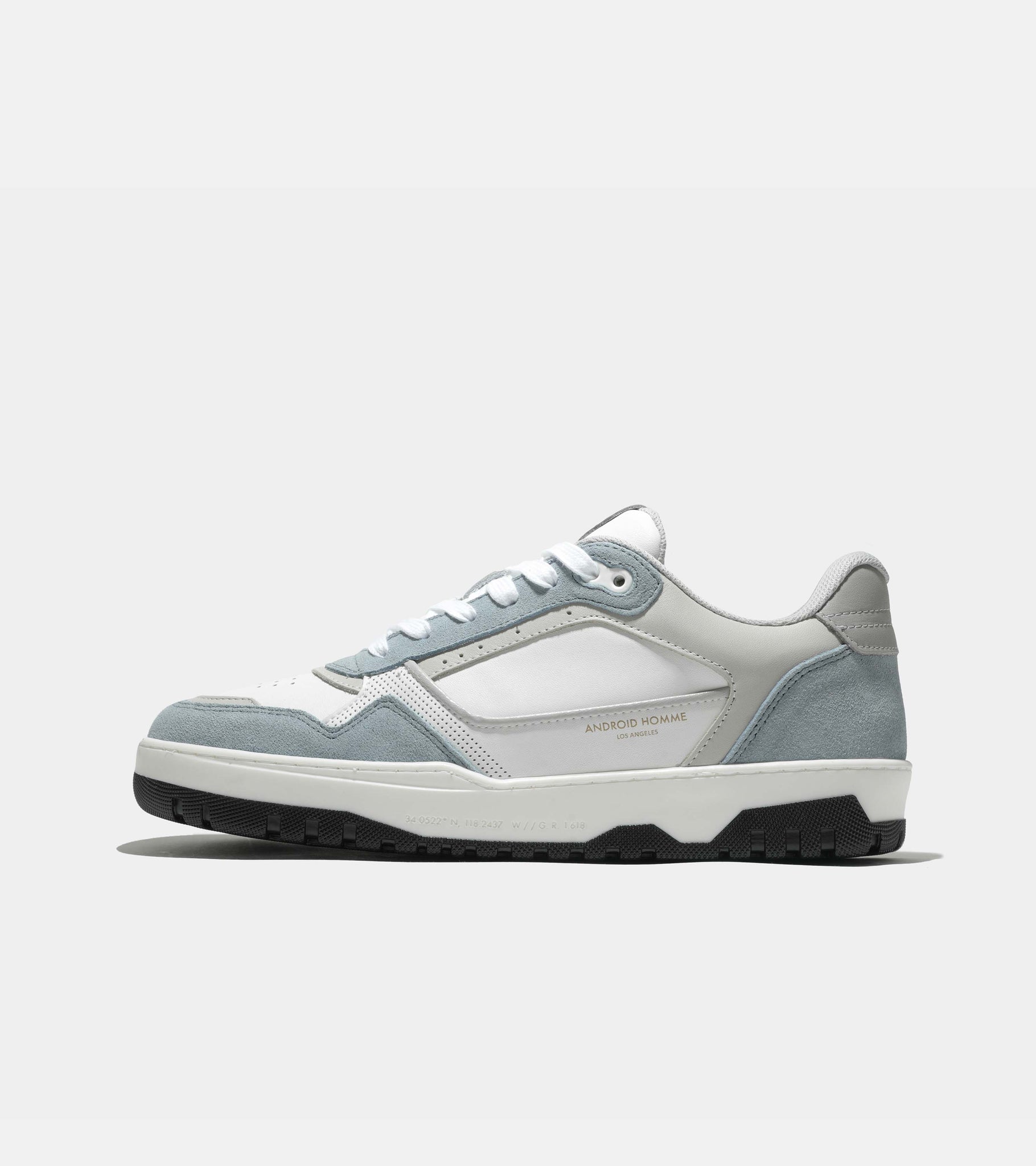 Android Homme | Mens Forum Court | Sky Blue Suede
