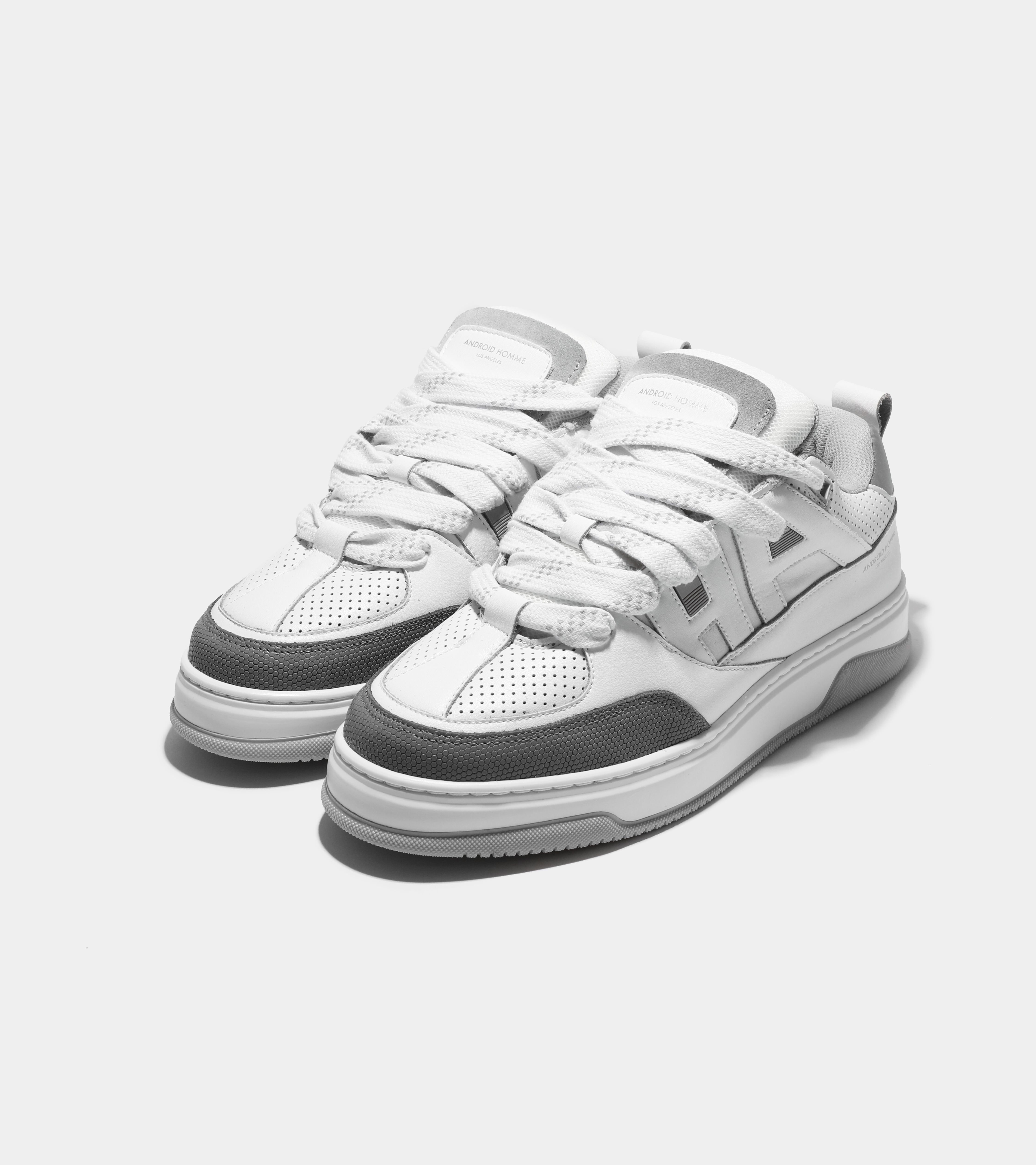 AH Skate | AH Side Panel Skate Shoe Grey/White AHP242-03