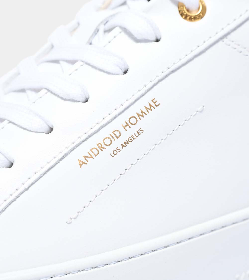 Zuma | White Leather Gold Carbon Fibre AHP211-38