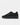 Black Leather Low Top Sneakers