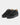 Black Leather Low Top Sneakers