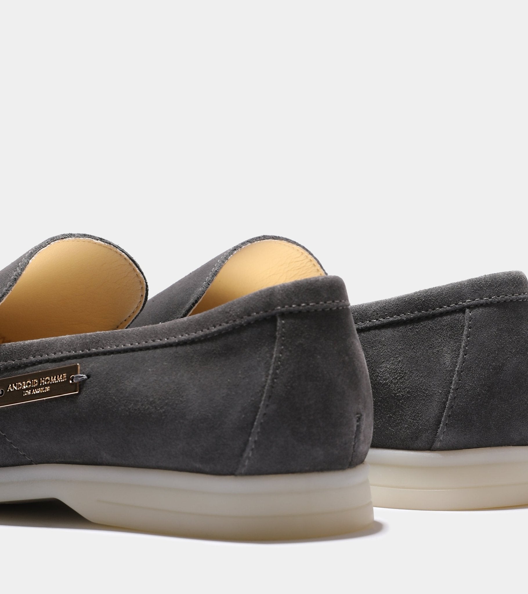 Comporta Loafer Grey | Luxury Suede Loafers | Android Homme