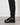 Mens Designer Leather Trainers Point Dume Gloss Viper Black