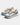 Suede Sneakers for Men El Porto Beige White Blue