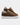 Suede Trainers Zuma Caiman Croc Brown