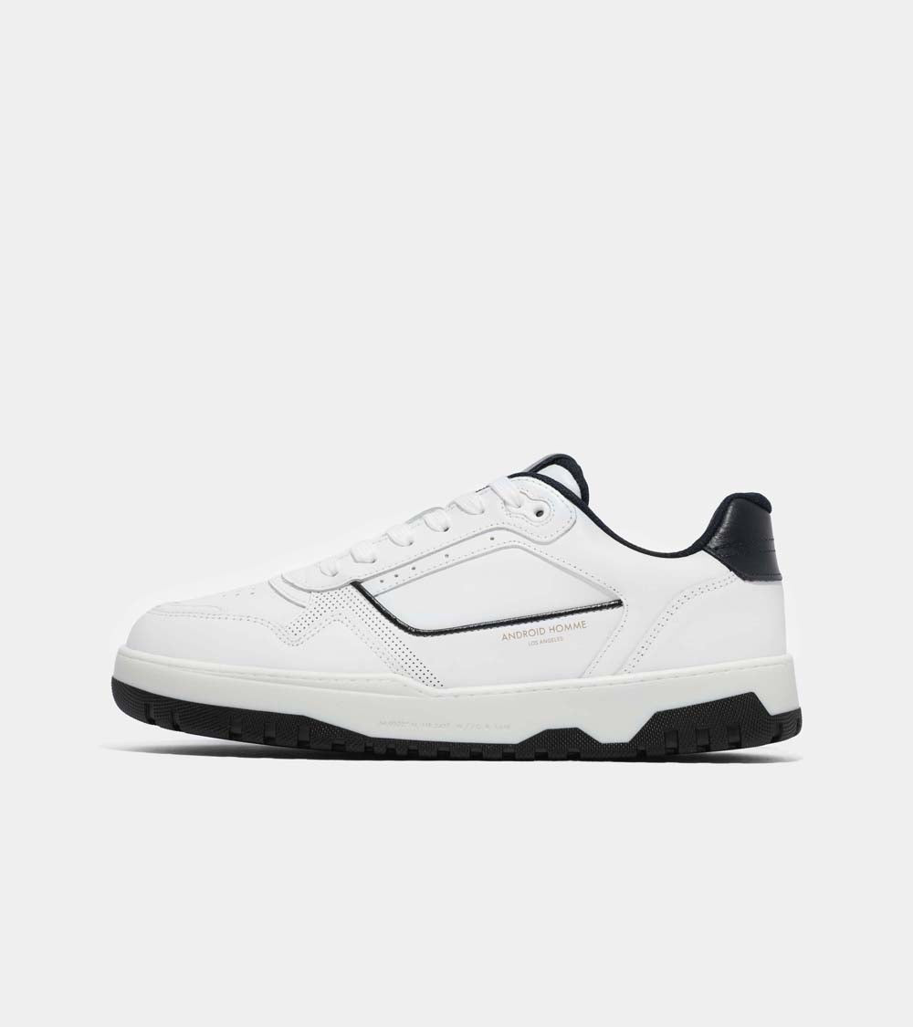 Forum Court | White Leather Navy AHP224-71