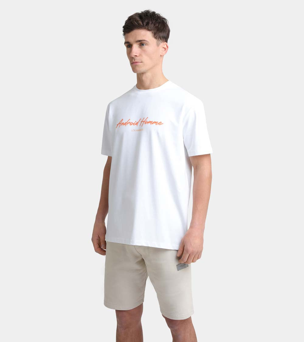 Keyline Script T-Shirt | White AHTA231-19