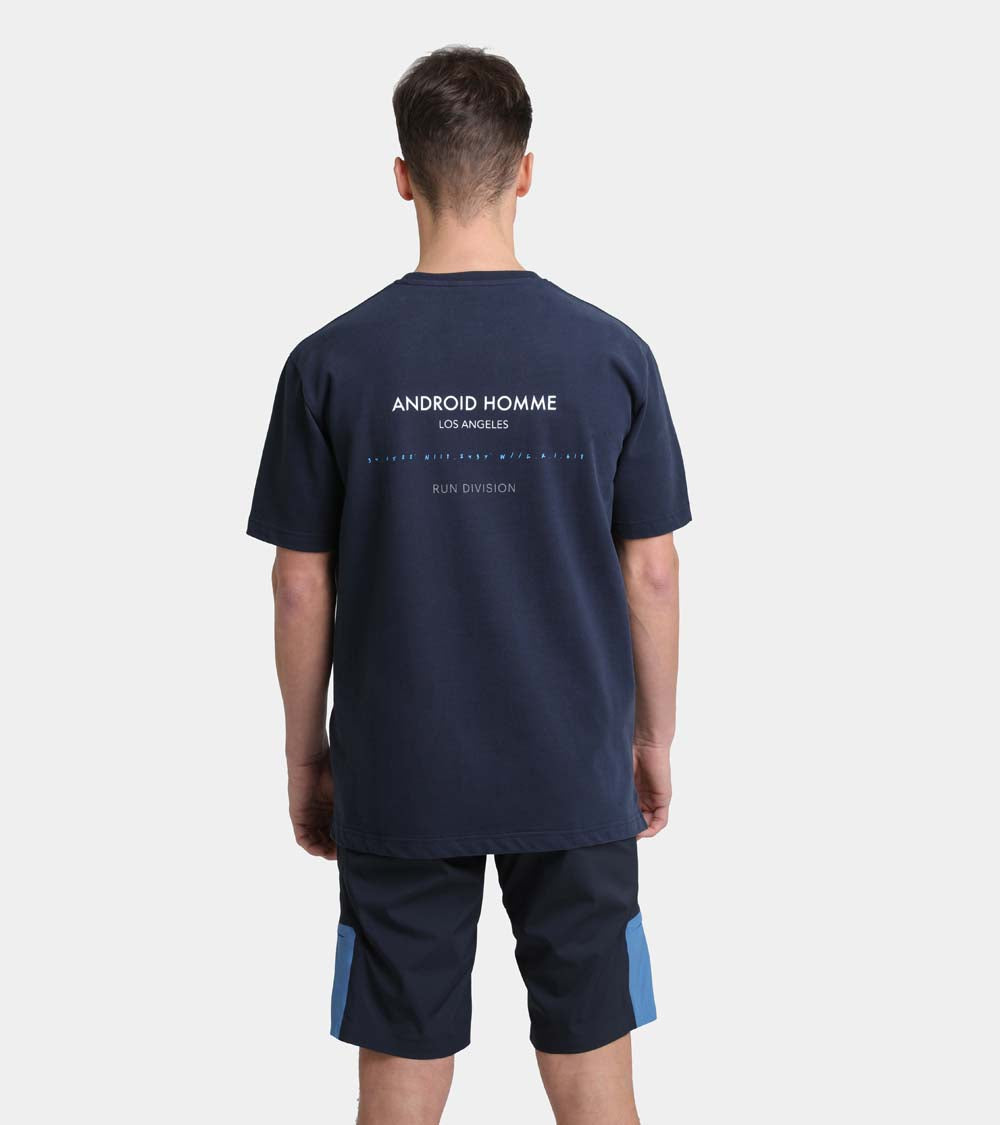 Run Division T-Shirt | Navy AHTA231-33