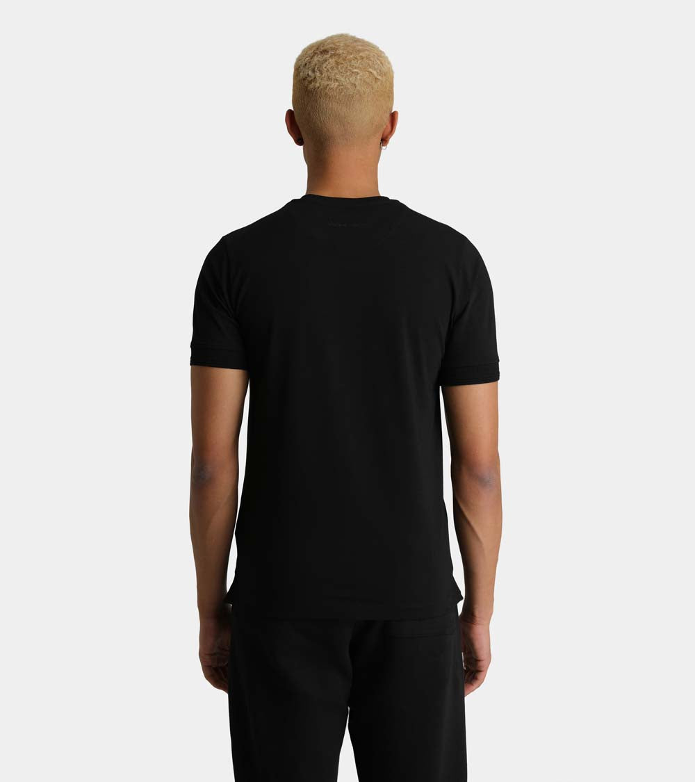 Zip Pocket T-Shirt | Black AHTA231-08