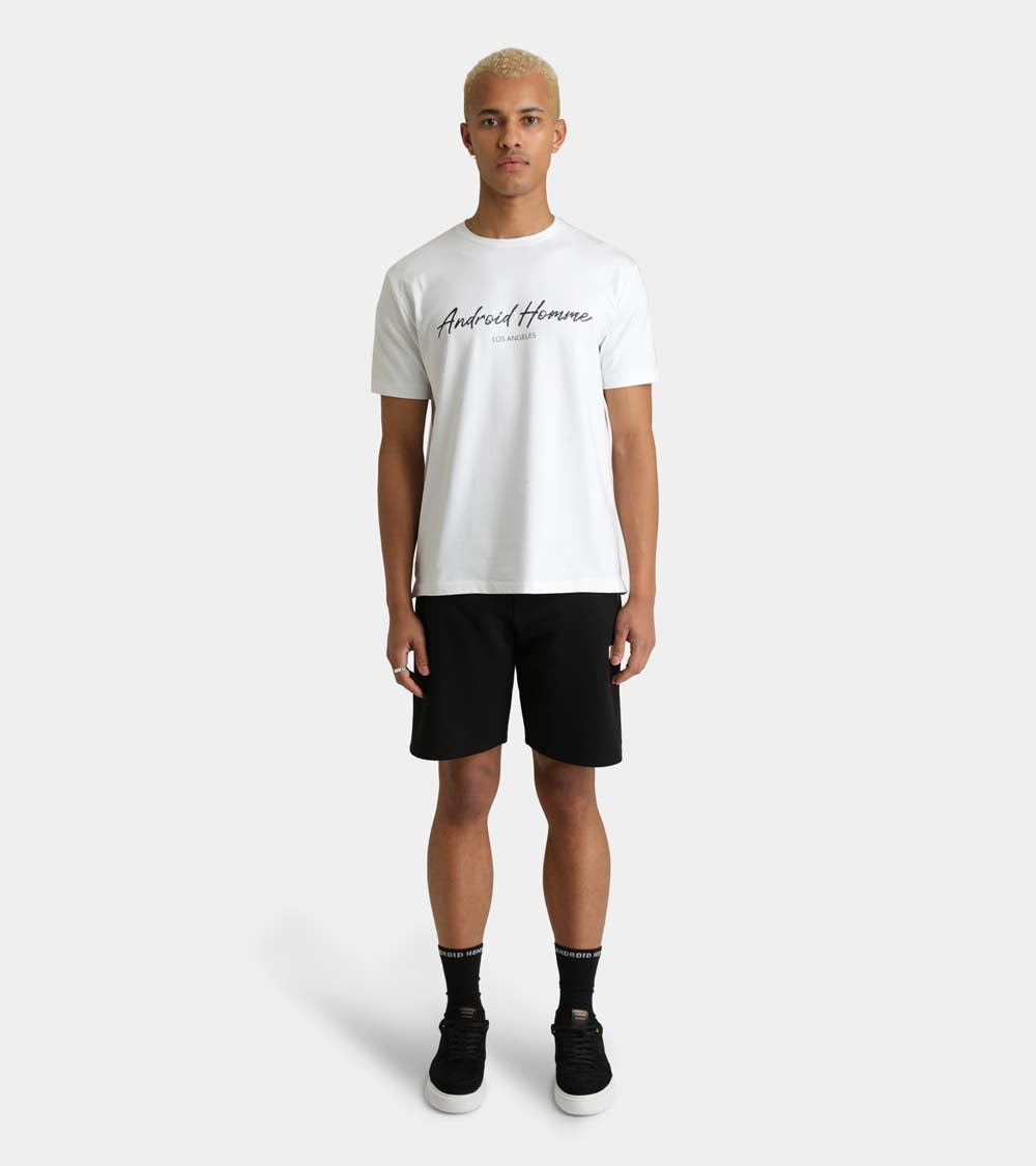 Blur Script T-Shirt | White AHTA231-18